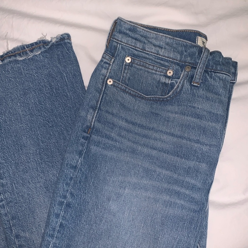 Madewell lightwash denim Cali Demi boot jeans